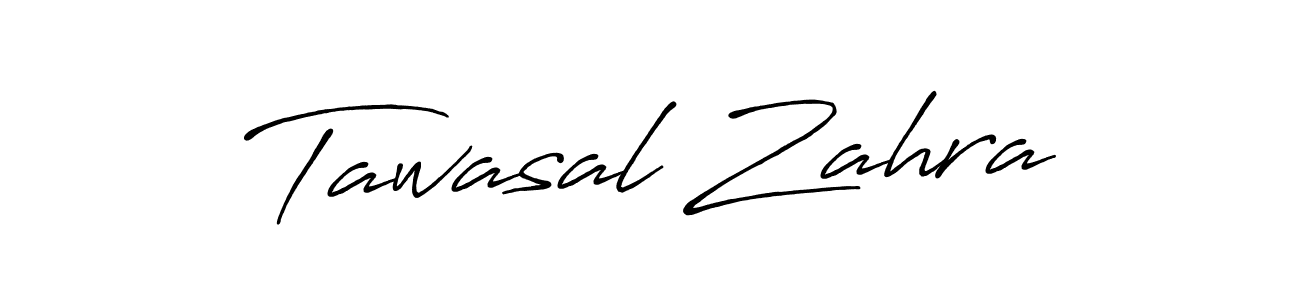 Similarly Antro_Vectra_Bolder is the best handwritten signature design. Signature creator online .You can use it as an online autograph creator for name Tawasal Zahra. Tawasal Zahra signature style 7 images and pictures png