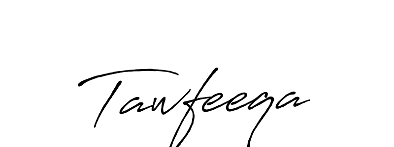 Design your own signature with our free online signature maker. With this signature software, you can create a handwritten (Antro_Vectra_Bolder) signature for name Tawfeeqa. Tawfeeqa signature style 7 images and pictures png