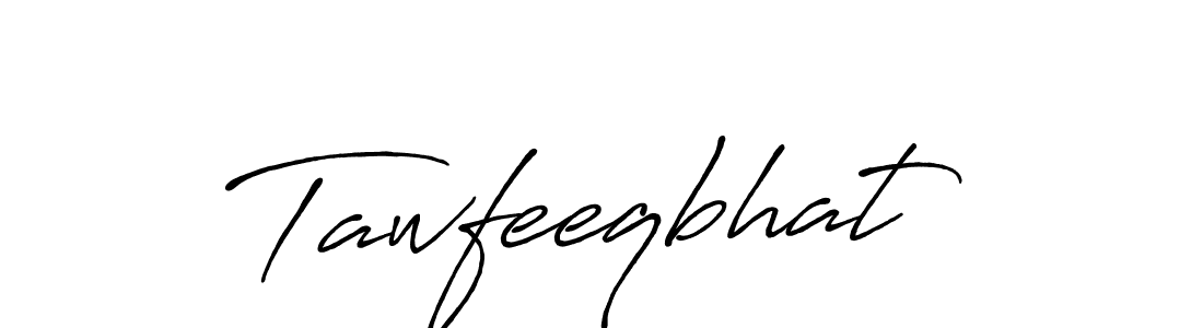 Use a signature maker to create a handwritten signature online. With this signature software, you can design (Antro_Vectra_Bolder) your own signature for name Tawfeeqbhat. Tawfeeqbhat signature style 7 images and pictures png