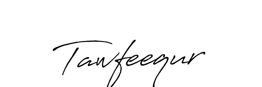 Also You can easily find your signature by using the search form. We will create Tawfeequr name handwritten signature images for you free of cost using Antro_Vectra_Bolder sign style. Tawfeequr signature style 7 images and pictures png