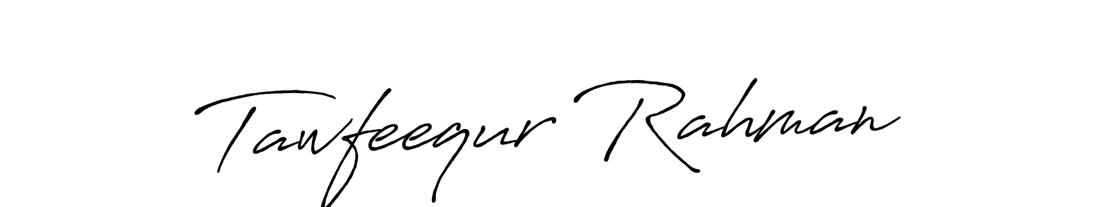 This is the best signature style for the Tawfeequr Rahman name. Also you like these signature font (Antro_Vectra_Bolder). Mix name signature. Tawfeequr Rahman signature style 7 images and pictures png