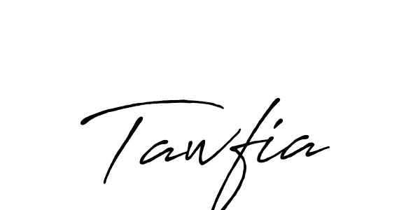 How to make Tawfia signature? Antro_Vectra_Bolder is a professional autograph style. Create handwritten signature for Tawfia name. Tawfia signature style 7 images and pictures png