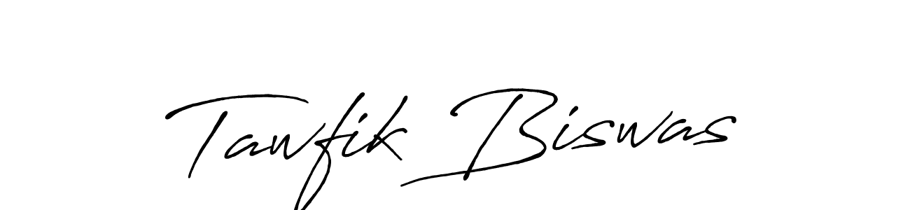 How to make Tawfik Biswas name signature. Use Antro_Vectra_Bolder style for creating short signs online. This is the latest handwritten sign. Tawfik Biswas signature style 7 images and pictures png