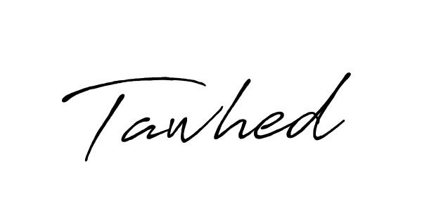 Make a beautiful signature design for name Tawhed. Use this online signature maker to create a handwritten signature for free. Tawhed signature style 7 images and pictures png