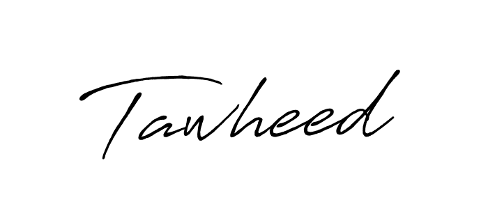 Design your own signature with our free online signature maker. With this signature software, you can create a handwritten (Antro_Vectra_Bolder) signature for name Tawheed. Tawheed signature style 7 images and pictures png