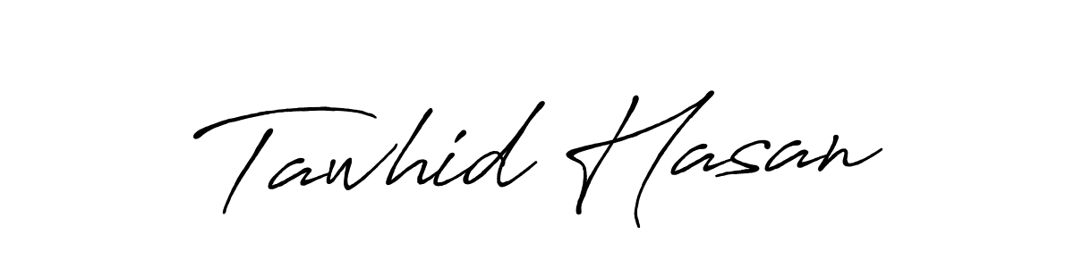 How to make Tawhid Hasan signature? Antro_Vectra_Bolder is a professional autograph style. Create handwritten signature for Tawhid Hasan name. Tawhid Hasan signature style 7 images and pictures png