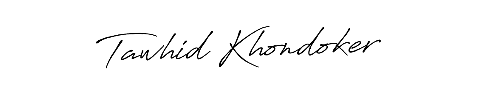 Here are the top 10 professional signature styles for the name Tawhid Khondoker. These are the best autograph styles you can use for your name. Tawhid Khondoker signature style 7 images and pictures png