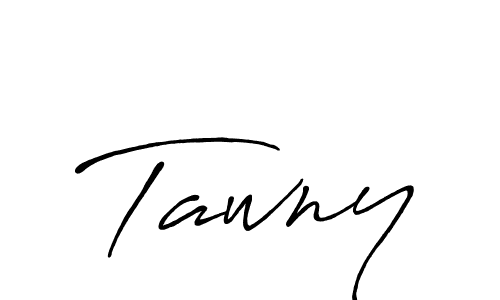 Make a beautiful signature design for name Tawny. With this signature (Antro_Vectra_Bolder) style, you can create a handwritten signature for free. Tawny signature style 7 images and pictures png
