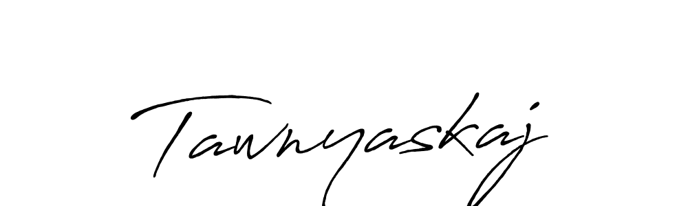 Use a signature maker to create a handwritten signature online. With this signature software, you can design (Antro_Vectra_Bolder) your own signature for name Tawnyaskaj. Tawnyaskaj signature style 7 images and pictures png