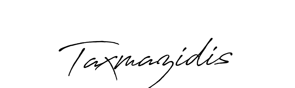 How to make Taxmazidis signature? Antro_Vectra_Bolder is a professional autograph style. Create handwritten signature for Taxmazidis name. Taxmazidis signature style 7 images and pictures png