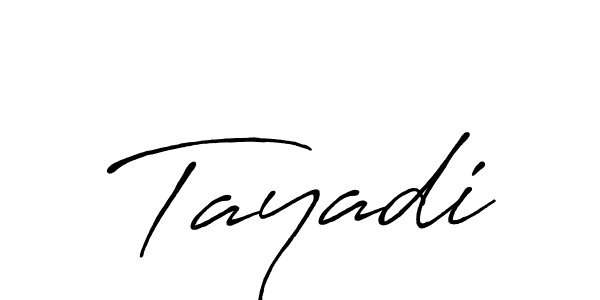 Similarly Antro_Vectra_Bolder is the best handwritten signature design. Signature creator online .You can use it as an online autograph creator for name Tayadi. Tayadi signature style 7 images and pictures png
