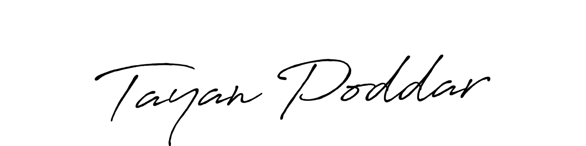if you are searching for the best signature style for your name Tayan Poddar. so please give up your signature search. here we have designed multiple signature styles  using Antro_Vectra_Bolder. Tayan Poddar signature style 7 images and pictures png