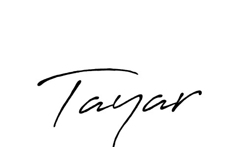 Create a beautiful signature design for name Tayar. With this signature (Antro_Vectra_Bolder) fonts, you can make a handwritten signature for free. Tayar signature style 7 images and pictures png