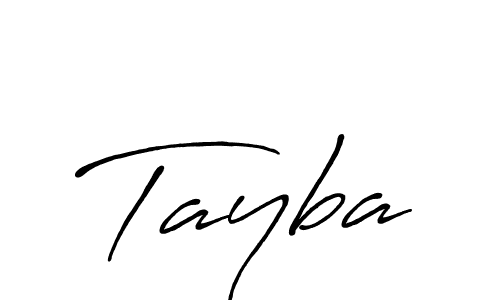 Make a beautiful signature design for name Tayba. With this signature (Antro_Vectra_Bolder) style, you can create a handwritten signature for free. Tayba signature style 7 images and pictures png