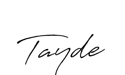 Here are the top 10 professional signature styles for the name Tayde. These are the best autograph styles you can use for your name. Tayde signature style 7 images and pictures png