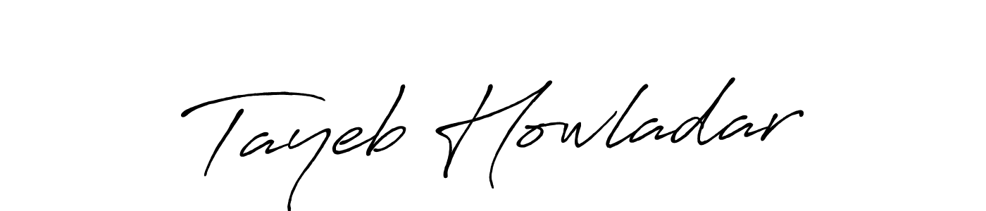 Antro_Vectra_Bolder is a professional signature style that is perfect for those who want to add a touch of class to their signature. It is also a great choice for those who want to make their signature more unique. Get Tayeb Howladar name to fancy signature for free. Tayeb Howladar signature style 7 images and pictures png