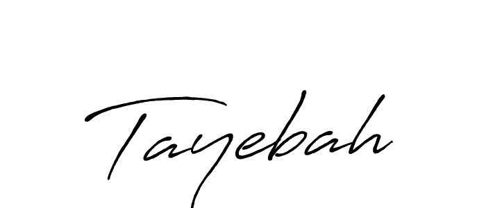 Make a beautiful signature design for name Tayebah. Use this online signature maker to create a handwritten signature for free. Tayebah signature style 7 images and pictures png