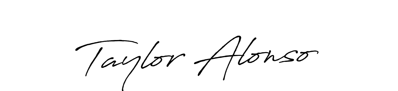 Use a signature maker to create a handwritten signature online. With this signature software, you can design (Antro_Vectra_Bolder) your own signature for name Taylor Alonso. Taylor Alonso signature style 7 images and pictures png