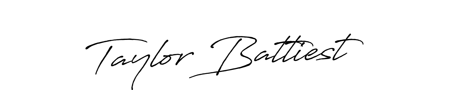 The best way (Antro_Vectra_Bolder) to make a short signature is to pick only two or three words in your name. The name Taylor Battiest include a total of six letters. For converting this name. Taylor Battiest signature style 7 images and pictures png
