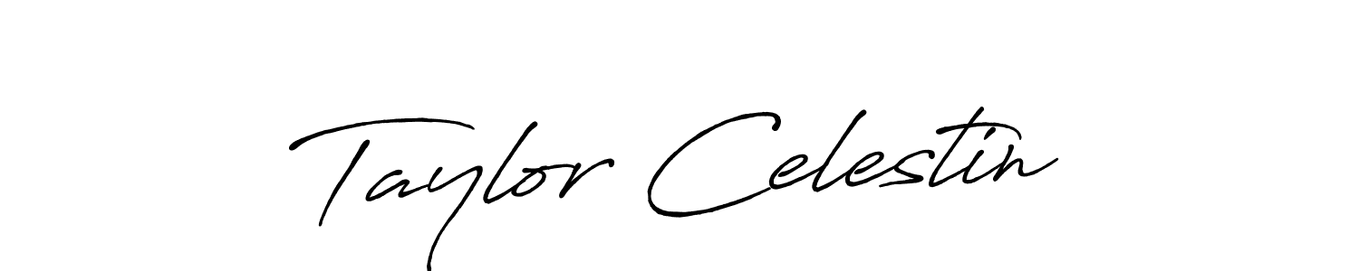 How to make Taylor Celestin signature? Antro_Vectra_Bolder is a professional autograph style. Create handwritten signature for Taylor Celestin name. Taylor Celestin signature style 7 images and pictures png