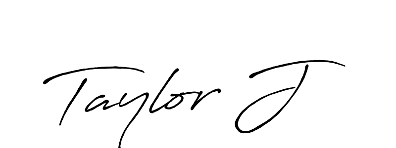 How to make Taylor J signature? Antro_Vectra_Bolder is a professional autograph style. Create handwritten signature for Taylor J name. Taylor J signature style 7 images and pictures png