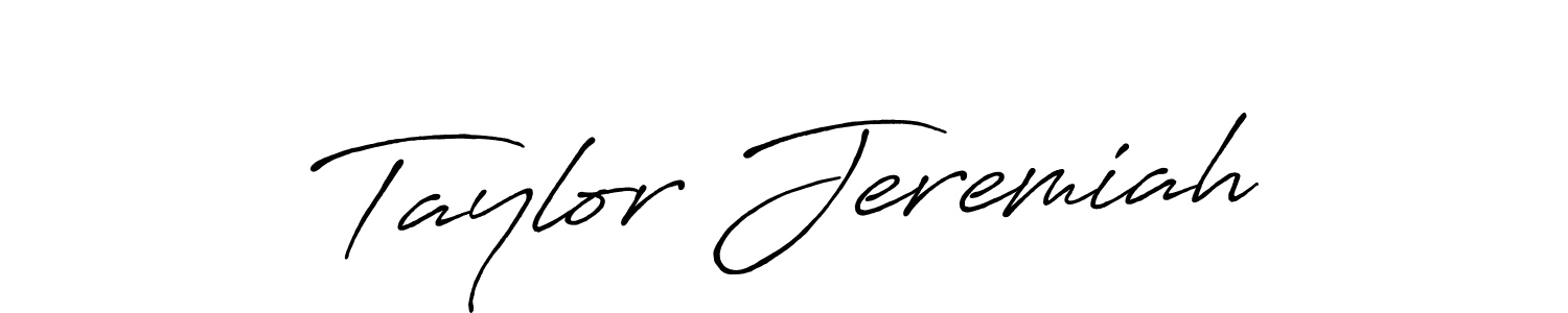 Antro_Vectra_Bolder is a professional signature style that is perfect for those who want to add a touch of class to their signature. It is also a great choice for those who want to make their signature more unique. Get Taylor Jeremiah name to fancy signature for free. Taylor Jeremiah signature style 7 images and pictures png