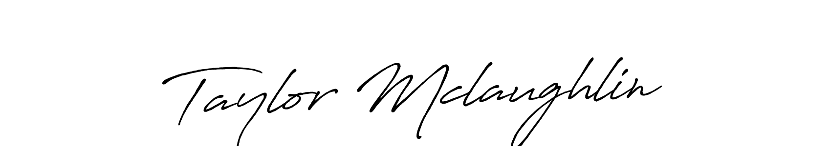 Taylor Mclaughlin stylish signature style. Best Handwritten Sign (Antro_Vectra_Bolder) for my name. Handwritten Signature Collection Ideas for my name Taylor Mclaughlin. Taylor Mclaughlin signature style 7 images and pictures png