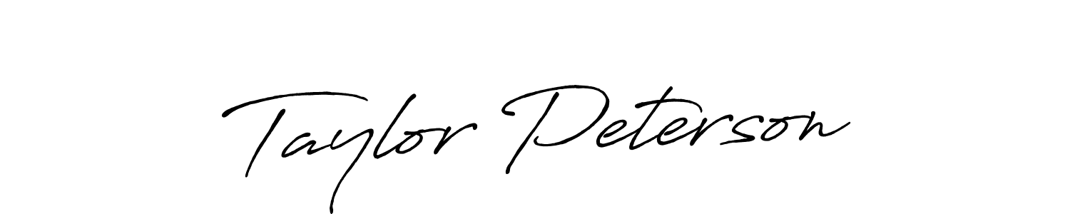 Also we have Taylor Peterson name is the best signature style. Create professional handwritten signature collection using Antro_Vectra_Bolder autograph style. Taylor Peterson signature style 7 images and pictures png