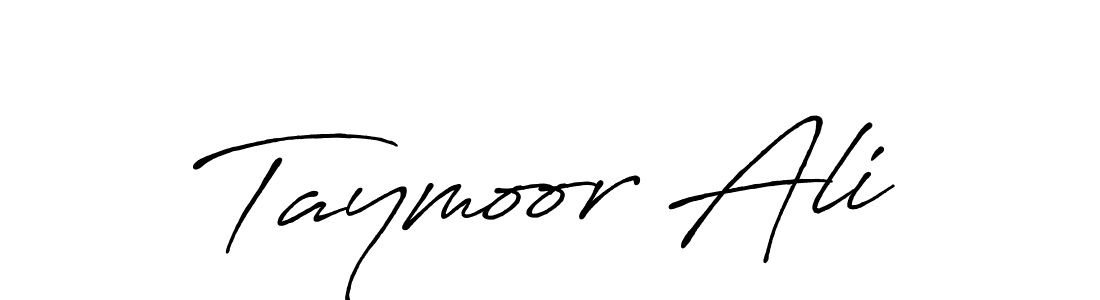 You should practise on your own different ways (Antro_Vectra_Bolder) to write your name (Taymoor Ali) in signature. don't let someone else do it for you. Taymoor Ali signature style 7 images and pictures png