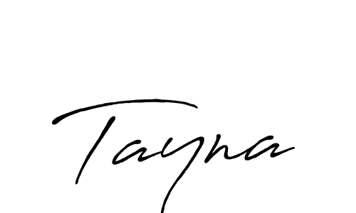 How to make Tayna name signature. Use Antro_Vectra_Bolder style for creating short signs online. This is the latest handwritten sign. Tayna signature style 7 images and pictures png