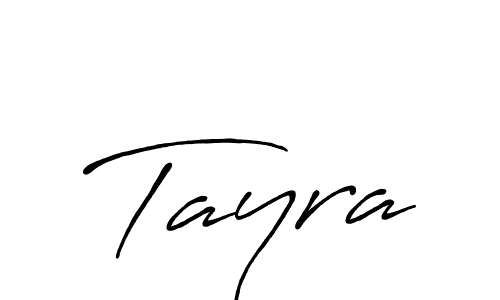 Design your own signature with our free online signature maker. With this signature software, you can create a handwritten (Antro_Vectra_Bolder) signature for name Tayra. Tayra signature style 7 images and pictures png