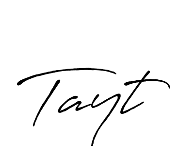 The best way (Antro_Vectra_Bolder) to make a short signature is to pick only two or three words in your name. The name Tayt include a total of six letters. For converting this name. Tayt signature style 7 images and pictures png