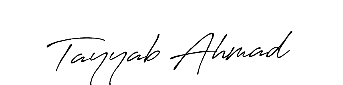 if you are searching for the best signature style for your name Tayyab Ahmad. so please give up your signature search. here we have designed multiple signature styles  using Antro_Vectra_Bolder. Tayyab Ahmad signature style 7 images and pictures png