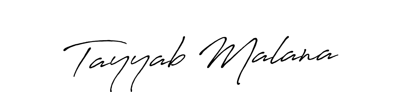 Make a short Tayyab Malana signature style. Manage your documents anywhere anytime using Antro_Vectra_Bolder. Create and add eSignatures, submit forms, share and send files easily. Tayyab Malana signature style 7 images and pictures png