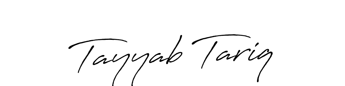 Make a beautiful signature design for name Tayyab Tariq. Use this online signature maker to create a handwritten signature for free. Tayyab Tariq signature style 7 images and pictures png