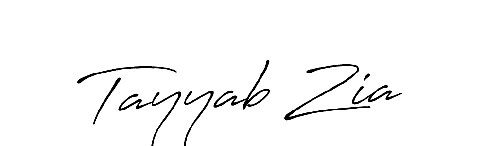 Also You can easily find your signature by using the search form. We will create Tayyab Zia name handwritten signature images for you free of cost using Antro_Vectra_Bolder sign style. Tayyab Zia signature style 7 images and pictures png