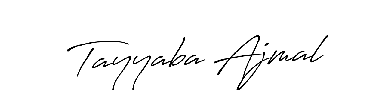 You can use this online signature creator to create a handwritten signature for the name Tayyaba Ajmal. This is the best online autograph maker. Tayyaba Ajmal signature style 7 images and pictures png