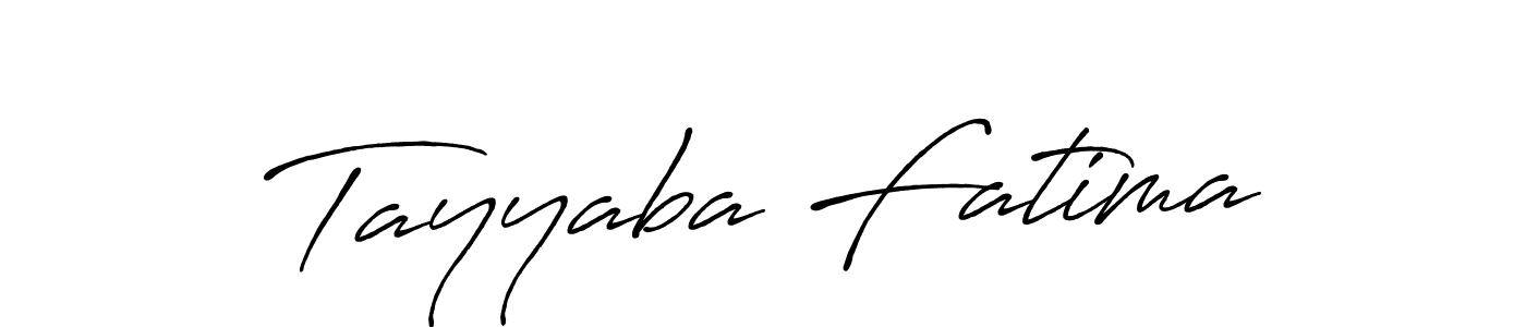 Tayyaba Fatima stylish signature style. Best Handwritten Sign (Antro_Vectra_Bolder) for my name. Handwritten Signature Collection Ideas for my name Tayyaba Fatima. Tayyaba Fatima signature style 7 images and pictures png