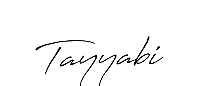 It looks lik you need a new signature style for name Tayyabi. Design unique handwritten (Antro_Vectra_Bolder) signature with our free signature maker in just a few clicks. Tayyabi signature style 7 images and pictures png