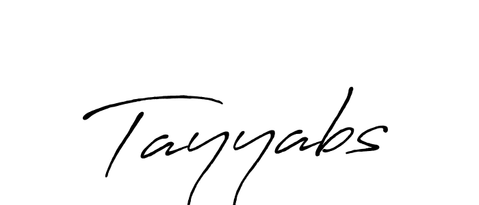Antro_Vectra_Bolder is a professional signature style that is perfect for those who want to add a touch of class to their signature. It is also a great choice for those who want to make their signature more unique. Get Tayyabs name to fancy signature for free. Tayyabs signature style 7 images and pictures png