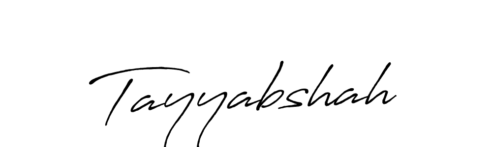 Tayyabshah stylish signature style. Best Handwritten Sign (Antro_Vectra_Bolder) for my name. Handwritten Signature Collection Ideas for my name Tayyabshah. Tayyabshah signature style 7 images and pictures png