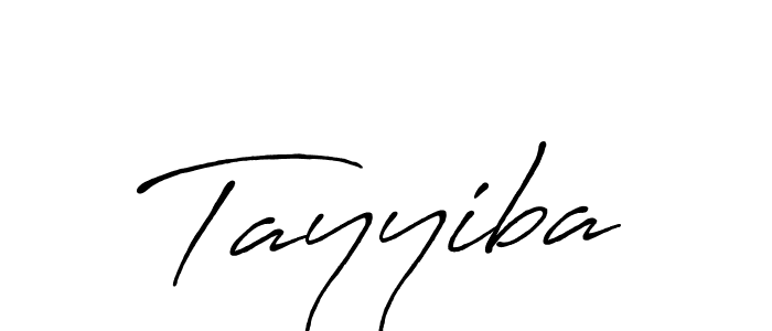 Also we have Tayyiba name is the best signature style. Create professional handwritten signature collection using Antro_Vectra_Bolder autograph style. Tayyiba signature style 7 images and pictures png