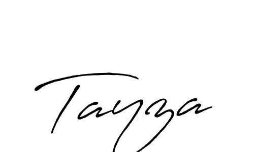 Tayza stylish signature style. Best Handwritten Sign (Antro_Vectra_Bolder) for my name. Handwritten Signature Collection Ideas for my name Tayza. Tayza signature style 7 images and pictures png