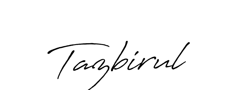 Tazbirul stylish signature style. Best Handwritten Sign (Antro_Vectra_Bolder) for my name. Handwritten Signature Collection Ideas for my name Tazbirul. Tazbirul signature style 7 images and pictures png