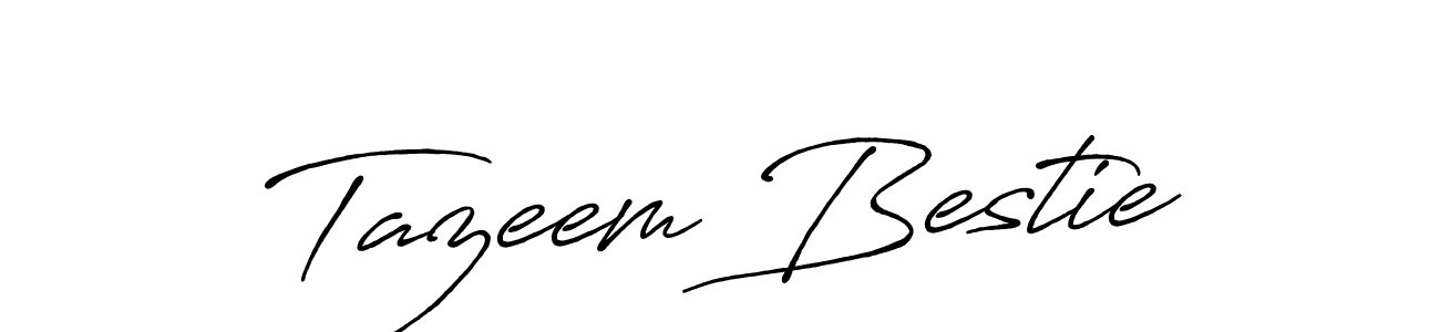 if you are searching for the best signature style for your name Tazeem Bestie. so please give up your signature search. here we have designed multiple signature styles  using Antro_Vectra_Bolder. Tazeem Bestie signature style 7 images and pictures png
