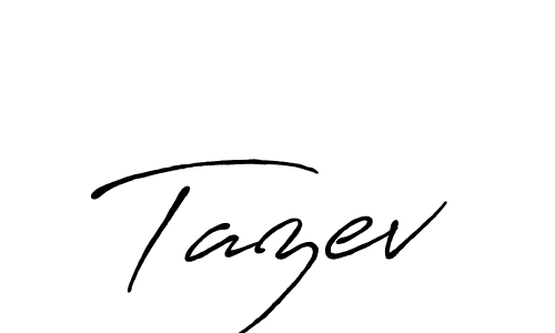 Here are the top 10 professional signature styles for the name Tazev. These are the best autograph styles you can use for your name. Tazev signature style 7 images and pictures png