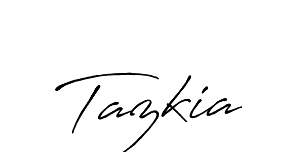 It looks lik you need a new signature style for name Tazkia. Design unique handwritten (Antro_Vectra_Bolder) signature with our free signature maker in just a few clicks. Tazkia signature style 7 images and pictures png