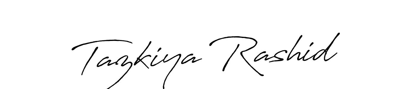 Also we have Tazkiya Rashid name is the best signature style. Create professional handwritten signature collection using Antro_Vectra_Bolder autograph style. Tazkiya Rashid signature style 7 images and pictures png