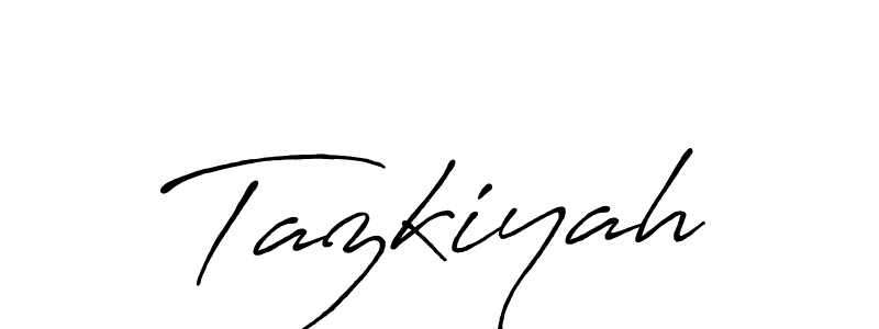 It looks lik you need a new signature style for name Tazkiyah. Design unique handwritten (Antro_Vectra_Bolder) signature with our free signature maker in just a few clicks. Tazkiyah signature style 7 images and pictures png