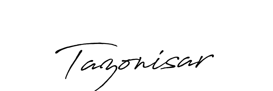 Make a beautiful signature design for name Tazonisar. Use this online signature maker to create a handwritten signature for free. Tazonisar signature style 7 images and pictures png